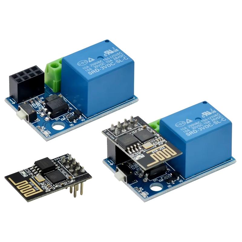 Home Automation Diy Projects - Modulo relè Wi-Fi ESP8266 ESP-01S 5V,
