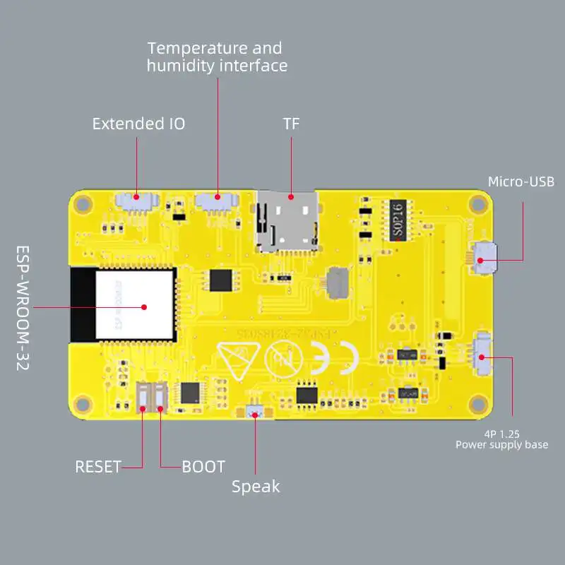 Home Automation With Arduino - ESP32-3248S035 Modulo Display LCD Intelligente da