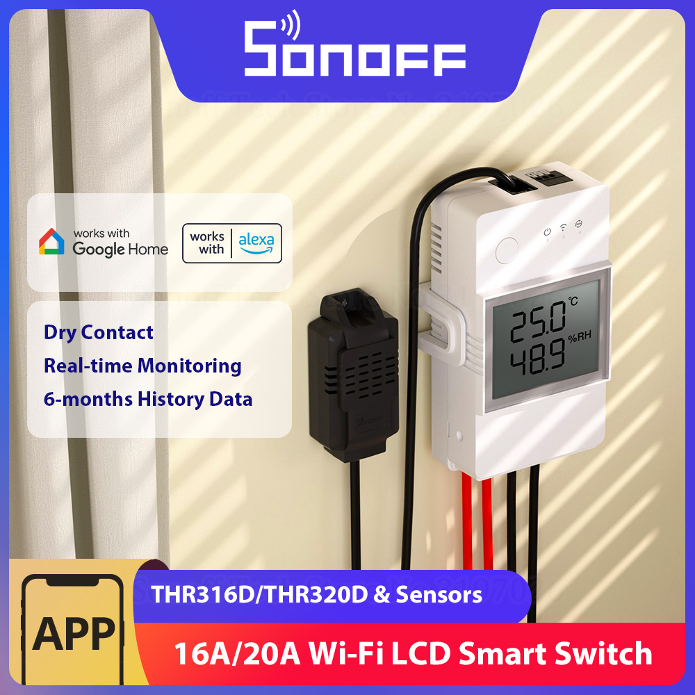 Sonoff Basic Switch - SONOFF THR316D/THR320D Interruttore intelligente di umidità