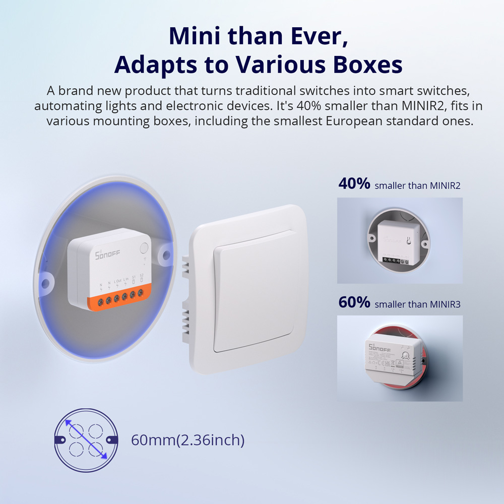 SONOFF MINIR4 Extreme WiFi Sma - Sonoff Basic Switch recensione e prezzo